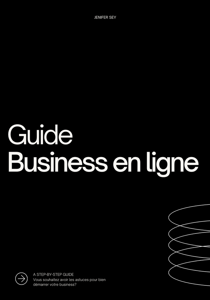 E-book Lancer son business en ligne avec Jenifer Sey